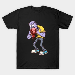 Zombie Eating Brain T-Shirt